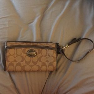 Coach wristlet